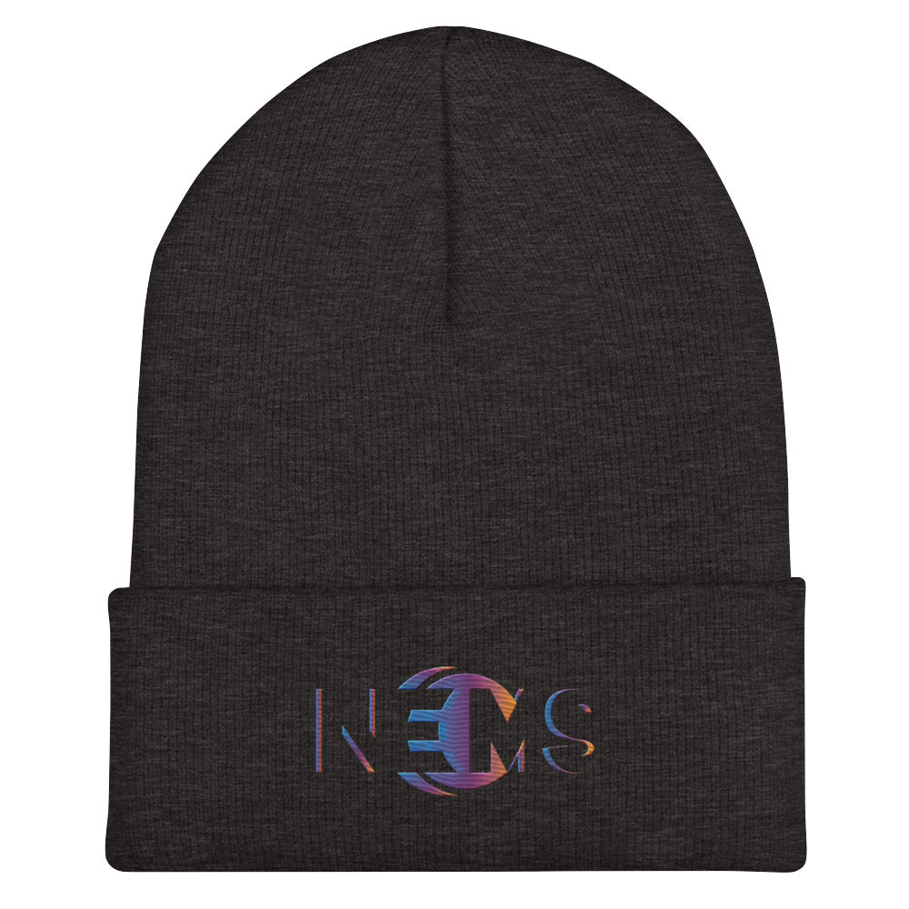 Design Your Own Cuffed Beanie - Multi Color Embroider