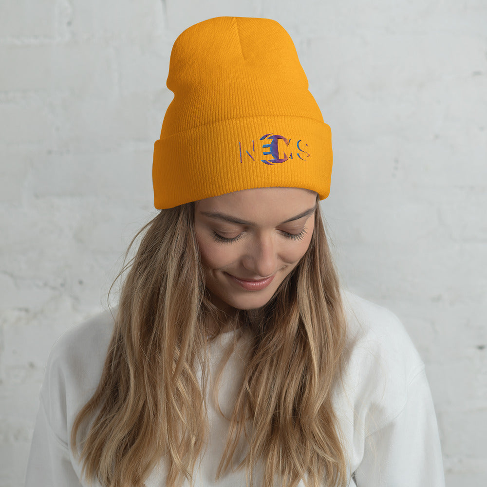 Design Your Own Cuffed Beanie - Multi Color Embroider