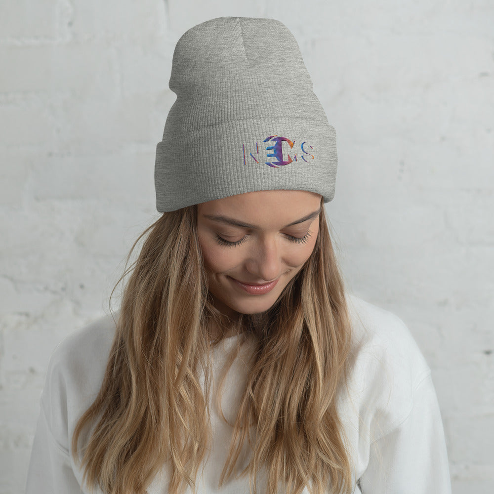 Design Your Own Cuffed Beanie - Multi Color Embroider