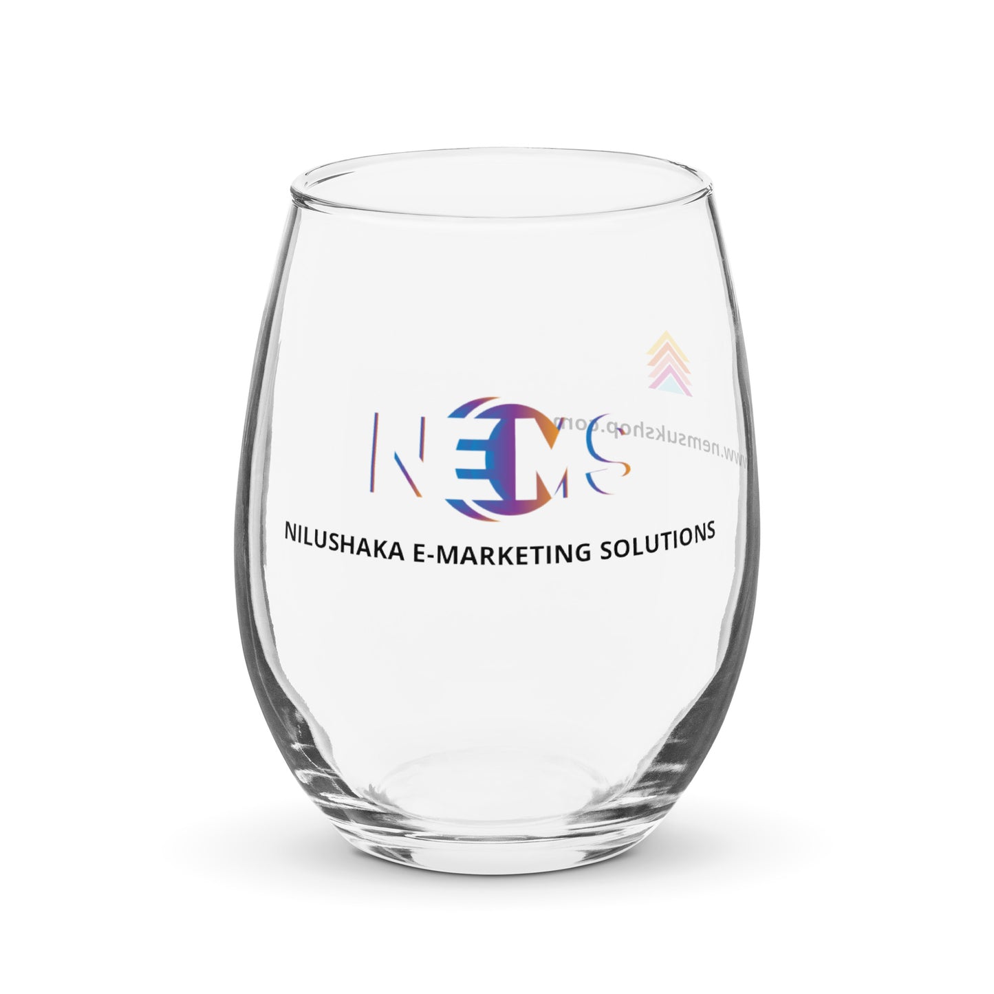 Stemless wine glass