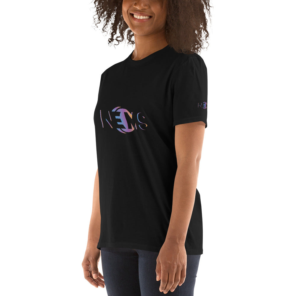 Design Your Own Short-Sleeve Ladies T-Shirt (GTG Print: Front, Back & left sleeve)