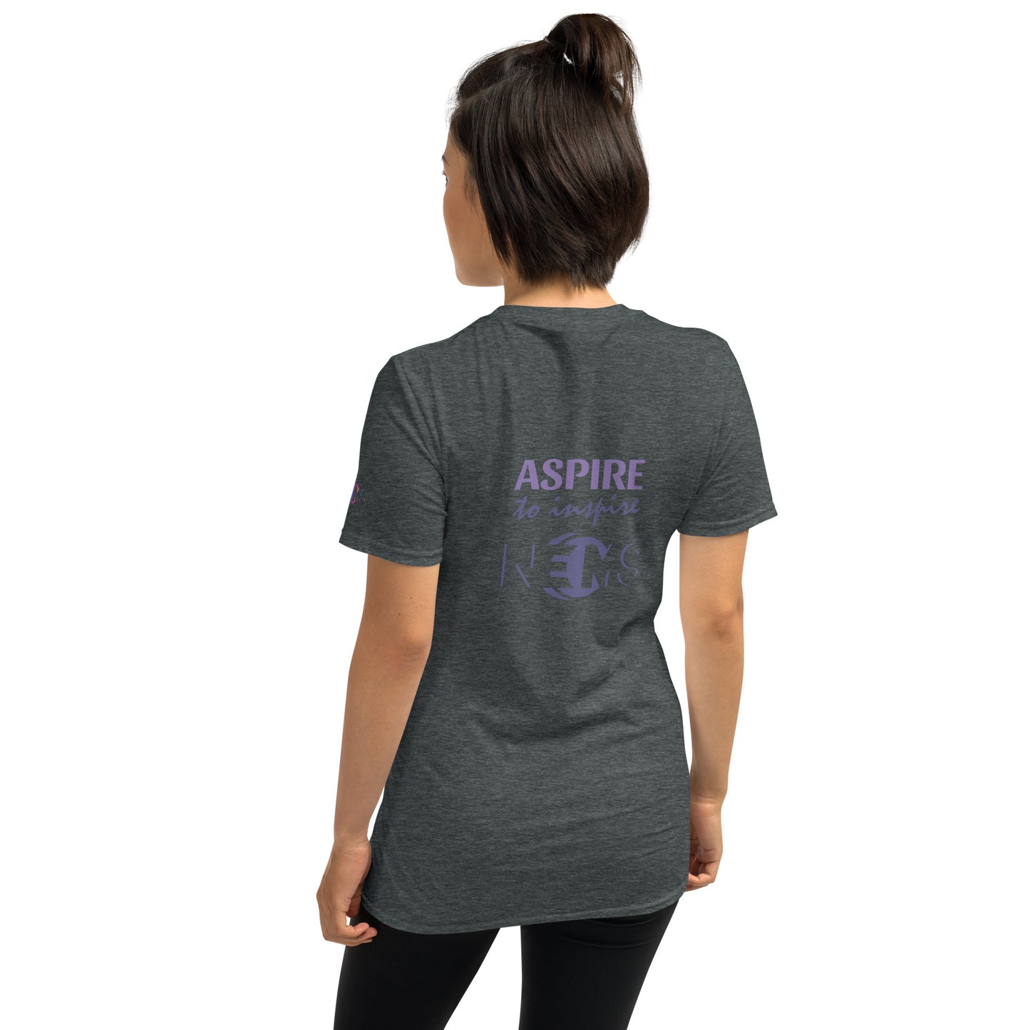 Design Your Own Short-Sleeve Ladies T-Shirt (GTG Print: Front, Back & left sleeve)