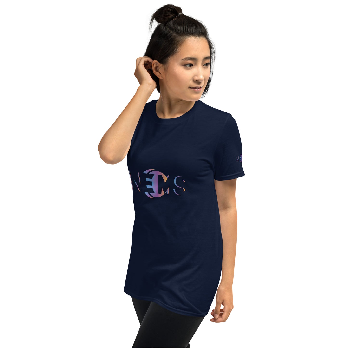 Design Your Own Short-Sleeve Ladies T-Shirt (GTG Print: Front, Back & left sleeve)