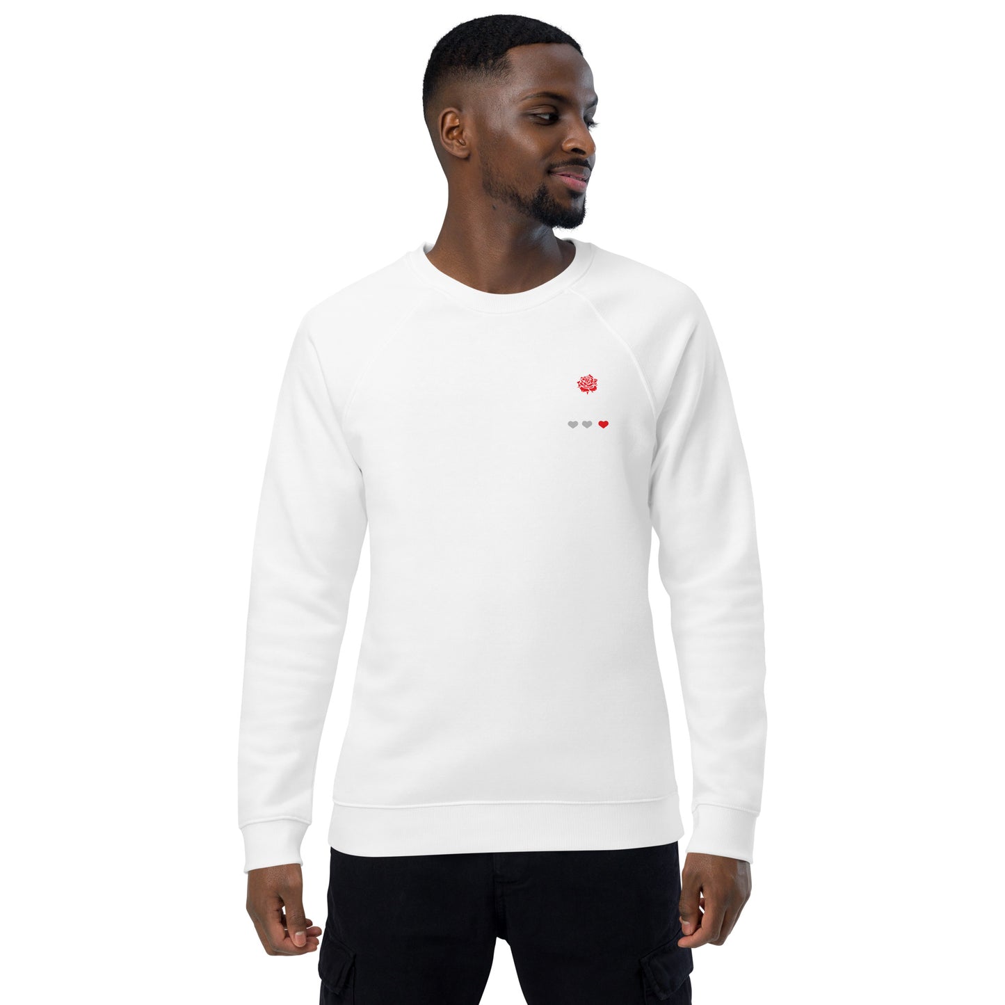 Unisex organic raglan sweatshirt - England Rugby 2023