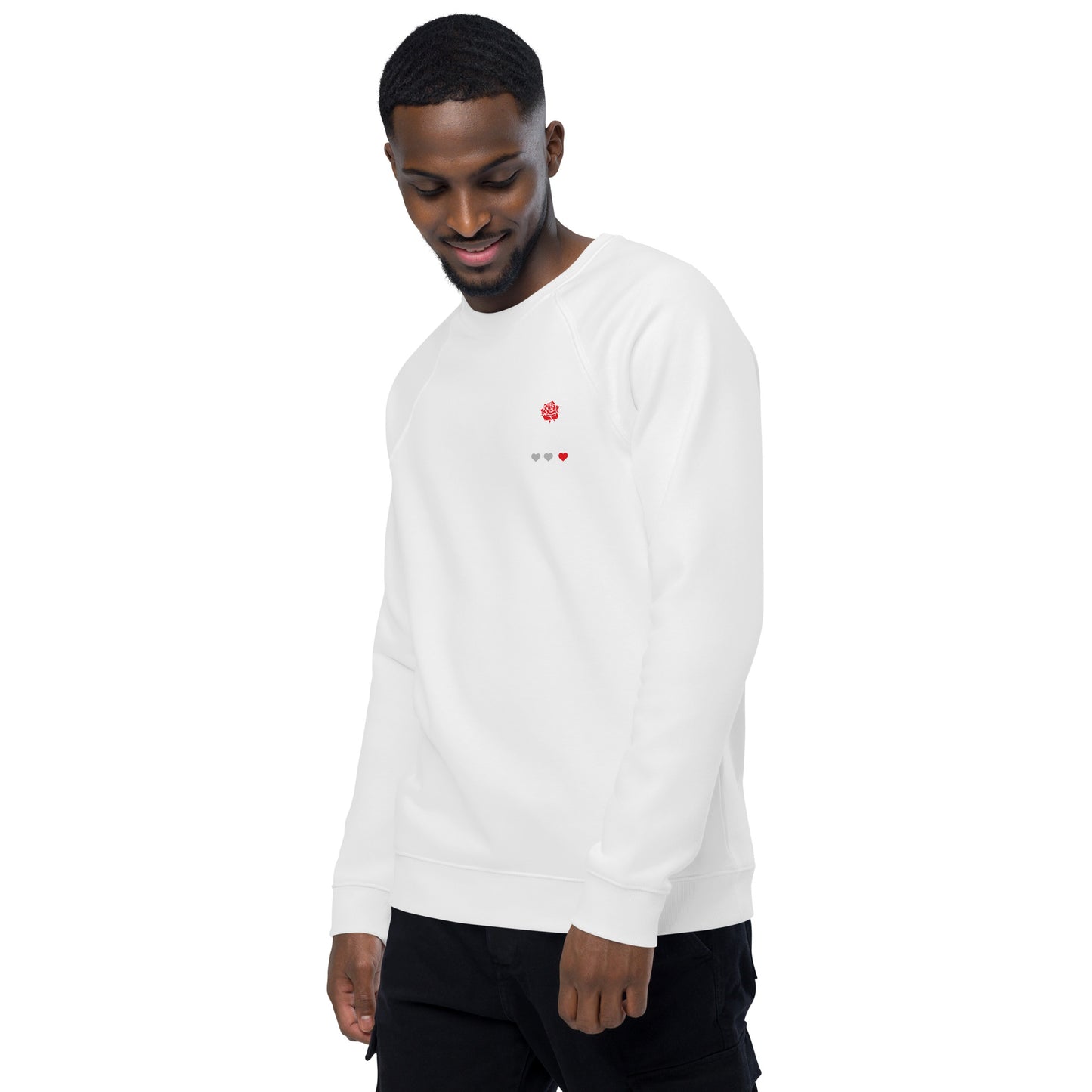 Unisex organic raglan sweatshirt - England Rugby 2023