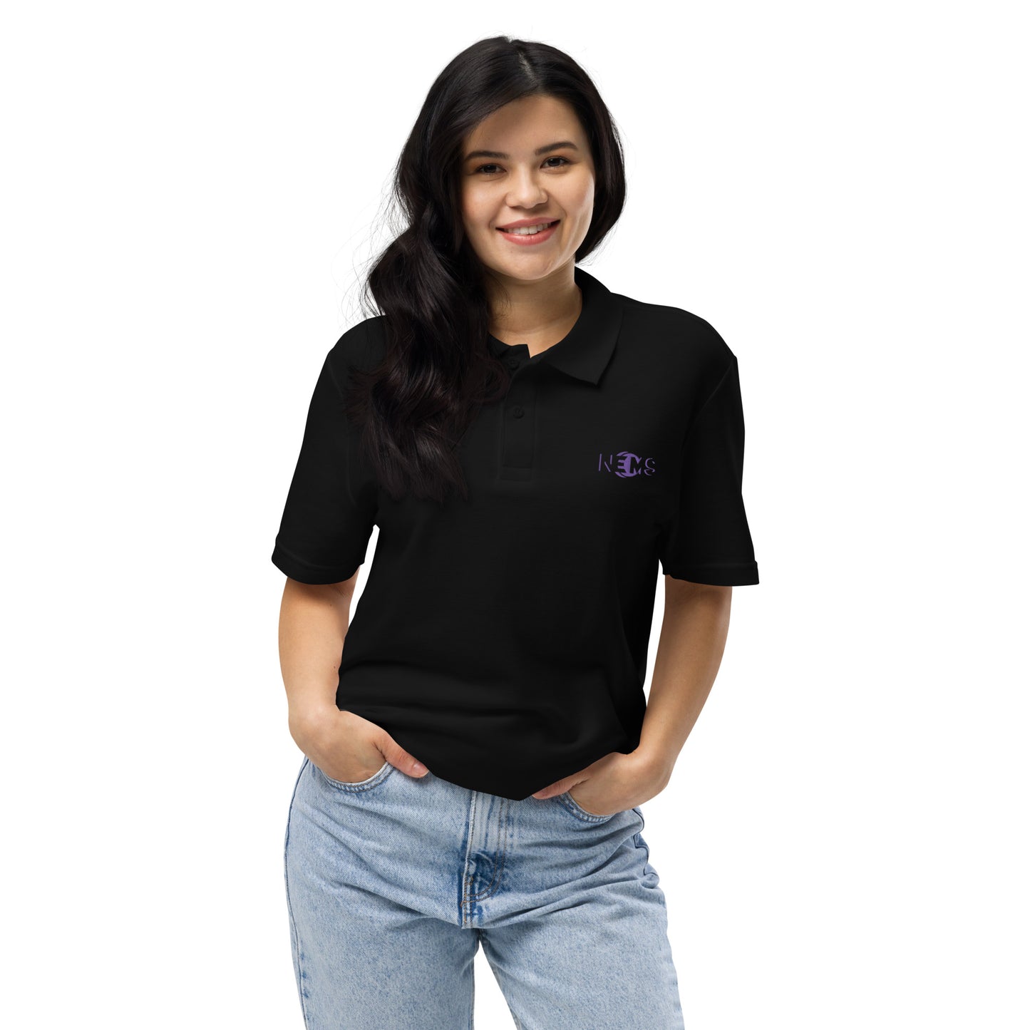 Design Your Own Unisex pique polo shirt - Embroider